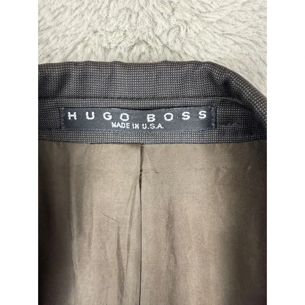 Hugo Boss Virgin Wool Blazer Sport Coat Business Casual Gray 46R (see‎ all pics)
